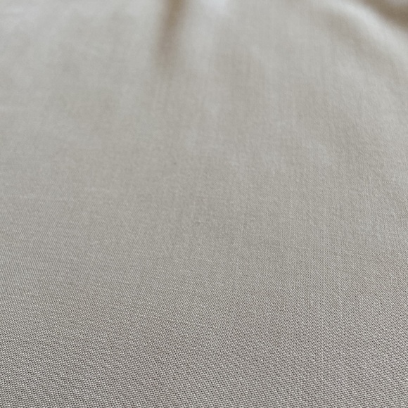 james Perse Split Neck Popover Blouse Beige Size Small - Picture 8 of 13